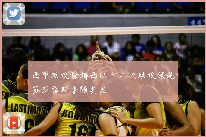 西甲助攻榜梅西以十二次助攻领跑苏亚雷斯紧随其后